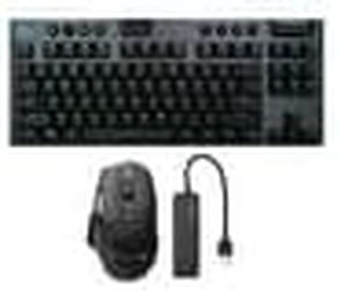 Logitech G915 TKL Tenkeyless Lightspeed Wireless RGB Mechanical Gaming Keyboard (White) Bundle with Logitech G502 X Lightspeed Wireless Gaming Mouse (White) and 4-Port USB 3.0 Hub (3 Items) in Saudi Arabia