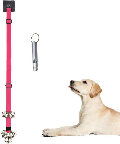 Dog Bells for Dog Training to Go Outside. Dog Door Bells for Potty Training. Adjustable Length by Buckle and Adhesive Hook. (Gray) in Kuwait