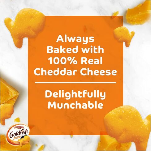 Goldfish Cheddar Cheese Crackers, Baked Snack Crackers, 6.6 oz Bag in Saudi Arabia