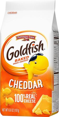 Goldfish Cheddar Cheese Crackers, Baked Snack Crackers, 6.6 oz Bag in Saudi Arabia