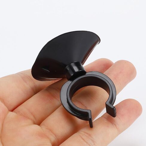 Aquarium Suction Cup, Aquarium Sucker Clip, Suction Cups Airline Tubing Holder, Fish Tank Accessories for Aquarium Fish Tank, Black, 0.9" in Saudi Arabia
