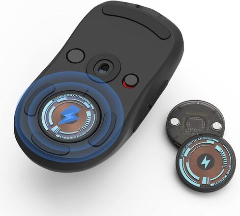 عملة شحن لاسلكية Qi لجهاز Logitech G502، G Pro X GPW، G903، G703، عملة شحن أصلية لماوس الألعاب البديلة، ملحقات شحن الماوس، مع شاحن in Saudi Arabia