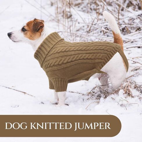Dog Sweaters for Large Dogs, Dog Winter Sweater, Warm Cozy Sweater for Dog, Turtleneck Knitted Sweaters for Dogs, XXL Dog Sweater with Harness Hole and Legs (Grey 2XL) in Saudi Arabia