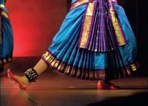 Arts Of India Ghungroo Brown Leather Pad 4 Line Ghungroo Pair (16 NO. GHUNGROO - 2CM) Big Dancing Bells Anklet Ghungroo Set - FOUR LINE BROWN LEATHER PAD GHUNGROO PAIR (YG029) in Saudi Arabia
