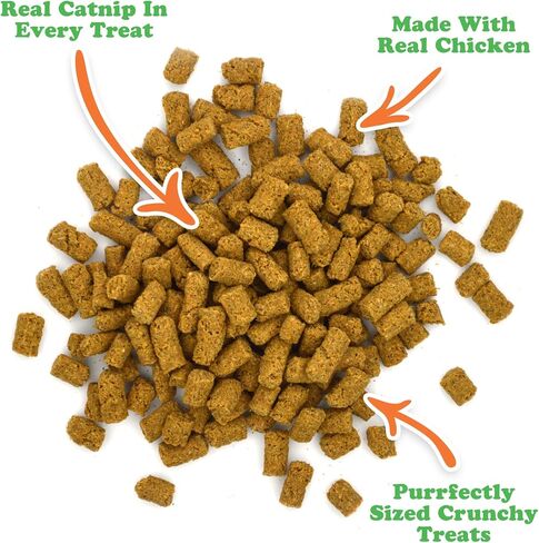 Meowijuana Knock N' Nibble Winter Buddy & Seafood Treat Bundle | Crunchie Munchie Catnip Treats | Refillable Treat Dispensing Toy | Interactive Puzzle Toy for Felines in Saudi Arabia