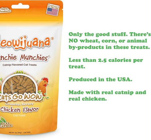 Meowijuana Knock N' Nibble Winter Buddy & Seafood Treat Bundle | Crunchie Munchie Catnip Treats | Refillable Treat Dispensing Toy | Interactive Puzzle Toy for Felines in Saudi Arabia