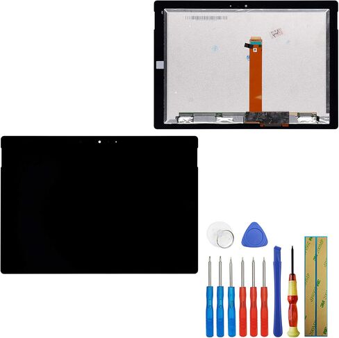 شاشة LCD جديدة متوافقة مع Microsoft Surface 3 RT3 1645 1657 10.8 بوصة شاشة LCD تعمل باللمس مجموعة رقمية (أسود) in Saudi Arabia