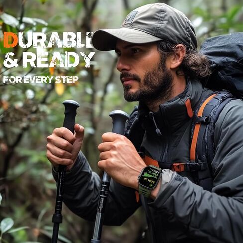 Witzon Sport Bands Compatible with Apple Watch Ultra Band 49mm 46mm 45mm 44mm 42mm Men, Wide Soft Silicone Strap Rugged Smart Watches Replacement for iWatch Ultra Ultra 2 Series 10 9 8 7 6 5 4 3 2 SE in Kuwait