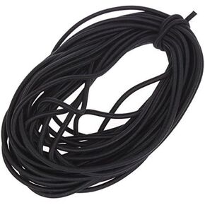 Usew 1/8-Inch (3mm) White Heavy Stretch Round String Elastic Cord (Cut of 10 Yards)