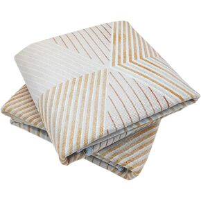 BNOSDM 2 Pack 47" x 31.5" Rabbit Cage Liners Washable Reusable Bunny Rugs for Rabbits, Bunny Floor Mats for Bunnies Chinchillas Cats Guinea Pigs Ferrets