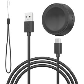 Meliya Charger for Samsung Galaxy Watch 6/5/5 Pro/Watch 4/4 Classic/Watch 3/Active 2, Magnetic USB Charging Cable for Samsung Galaxy Watch Accessories-3.3ft 100cm (White)