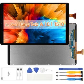 Screen Replacement for Samsung Galaxy Tab A 10.1 2019 T510 LCD Display T515 Digitizer SM-T510 SM-T515 Touch Screen Assembly with Repair Kits