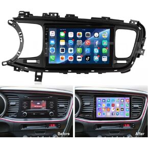 9 Inch 13 Android Car Stereo for Kia Optima 2011-2015 Touch Screen Car Radio GPS Navigation Multimedia MP5 Player Support AHD Camera Carplay/Android Auto 【2GB+32GB】 (for 32G)
