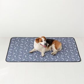 Dog Pee Pad,Reusable Washable Dog Pee Mat, Washable Pee Pads for Dogs,Washable Dog Pee Pads,Waterproof Pet Bed Cover for Cats and Dogs, Absorbent (27x39 inches(Pack of 2), Rectangular-GreyPrinted)