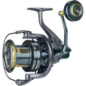 THKFISH Saltwater Spinning Reel,10000/12000 Surf Fishing Reel,8 +1/11+1BB,4.1:1 45/55LB Max Drag Ultra Smooth Powerful Saltwater Fishing Reels,with CNC Aluminum Spool Reels for Long Cast