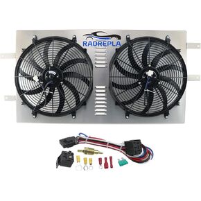 4 Row Aluminum Radiator for 1994-2002 97 98 99 Dodge Ram 2500 3500 Quad Cab/Club Cab for 2001 Dodge Ram 3500 Quad Cab 5.9L Turbo Diesel Cummins Radiators 1995 1996 1997 1998 1999 2000 2002