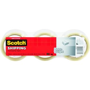 Scotch Shipping Packaging Tape, 1.88" x 54.6 yd, 6 Rolls (3350-6)