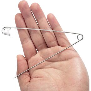 Mr. Pen- Safety Pins, Assorted, 300 Pack, Small and Large for Clothes, 5.4 x 4.4 x 0.7 inch