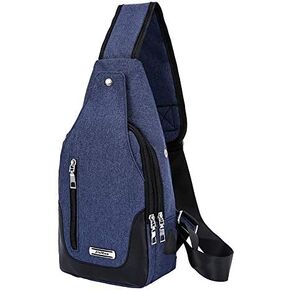 Sling Bag Sling Backpack Crossbody Chest Shoulder Bag Small Causal Daypack for Women Men Hiking