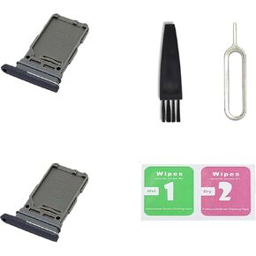 لاستبدال درج بطاقة SIM واحدة لهاتف Galaxy S21، حامل فتحة بطاقة SIM واحدة متوافق مع إصدار Galaxy S21 US ذو شريحة اتصال واحدة (رمادي فانتوم)