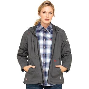 Ariat Female FR DuraLight Stretch Canvas Jacket Iron Grey X-Small