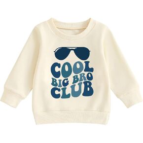 Baby Boys Big Brother Sweatshirt for Pregnancy Announcement Toddler Baby Winter Tops Clothes Outfits 1-7 Years