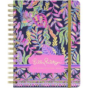 Lilly Pulitzer Monthly Planner 2023-2024, (NO DAILY PLANNING), Large Agenda Dated August 2023 - December 2024, Monthly Calendar Planner with Stickers, Pockets, & Spiral Binding, Hardcover Cute