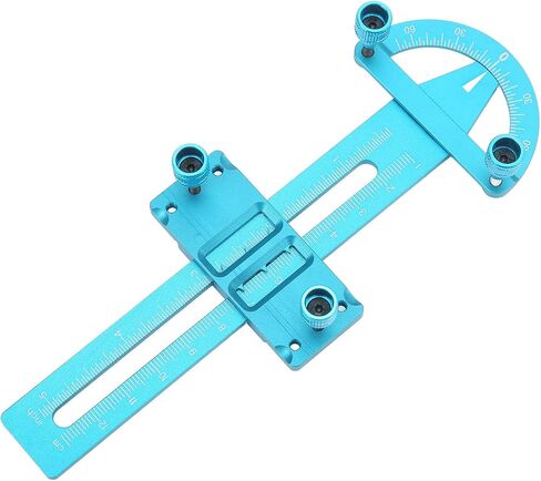 VGEBY RC Absorber Measuring Tool, Aluminium Alloy Adjustable Measurement Wheel Adjustment Shock for RC Car (Blue) Model Car Accessories in Saudi Arabia