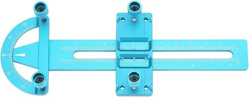 VGEBY RC Absorber Measuring Tool, Aluminium Alloy Adjustable Measurement Wheel Adjustment Shock for RC Car (Blue) Model Car Accessories in Saudi Arabia