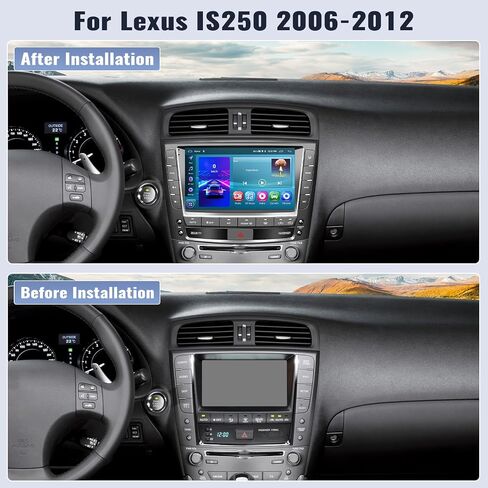 راديو سيارة SIXWIN 2G+64G Android لسيارة Lexus IS250 IS300 IS350 2006-2012 شاشة لمس 9 بوصة مع CarPlay Android Auto Mirror Link بلوتوث نظام تحديد المواقع والملاحة WiFi FM SWC كاميرا احتياطية MIC in Saudi Arabia