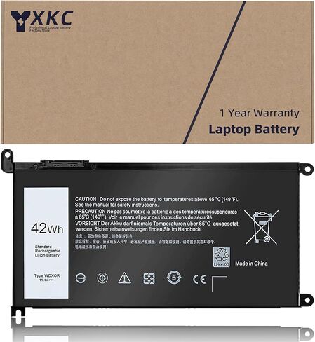 بطارية كمبيوتر محمول D2VF9 لسلسلة Dell Inspiron 15 7547 7548 Vostro 14 5459 14-5459D-1308S 14-5459D-1328S 14-5459D-1408S 14-5459D-1528G/1528S، PXR51 YGR2V 4P8PH G05H0 43 واط ساعة in Saudi Arabia