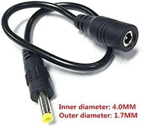 PUDXLRE LIVISN 1.5M 4.0mm x 1.7mm Female to 4.0mm x 1.7mm Male Plug Extension Cable DC Power Adapter Cable in Kuwait