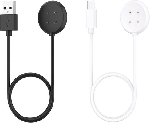 Meliya USB-C + USB-A Charger Cable for Google Pixel Watch 3/Pixel Watch 2 Charger, 3.3ft 100cm Smartwatch Accessories for Fitbit Ace LTE in Saudi Arabia