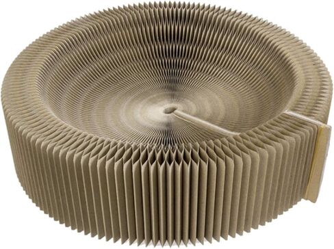 Alfie Pet - Yael Cat Scratcher Cardboard, Collapsible Cat Scratcher Lounge Bed with High Density Recycled Corrugated Kitty Scratching Pad Cats Turbo Toys in Kuwait