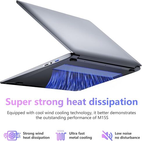 كمبيوتر محمول 15.6 بوصة، أجهزة كمبيوتر محمولة مع ذاكرة وصول عشوائي DDR4 بسعة 8 جيجابايت ومعالج 256 جيجابايت SSD Celeron رباعي النواة (حتى 2.5 جيجا هرتز)، 7200 مللي أمبير في الساعة، كاميرا ويب، Mini HDMI، USB3.2 * 2، واي فاي مزدوج، نوع C (رفيع) in Kuwait