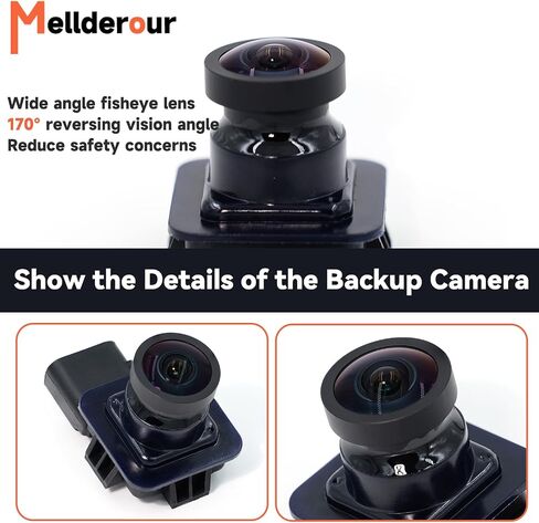 Backup Camera Rear View Camera Compatible with Ford Escape 2014-2016.Replace# GJ5T19G490AD, GJ5T-19G490-AB, EJ5Z-19G490-A. in Saudi Arabia