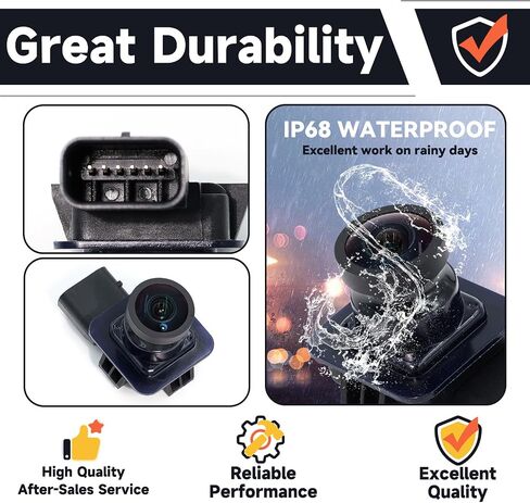Backup Camera Rear View Camera Compatible with Ford Escape 2014-2016.Replace# GJ5T19G490AD, GJ5T-19G490-AB, EJ5Z-19G490-A. in Saudi Arabia