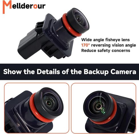 Backup Camera Rear View Camera Compatible with Ford Escape 2014-2016.Replace# GJ5T19G490AD, GJ5T-19G490-AB, EJ5Z-19G490-A. in Saudi Arabia
