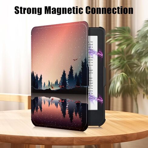 حافظة متوافقة مع Kobo Clara BW (2024) / Kobo Clara Color (2024) / Kobo Clara 2E (2022) eReader مقاس 6 بوصات، غطاء حماية نحيف خفيف الوزن من مادة TPU الناعمة، الغسق in Kuwait