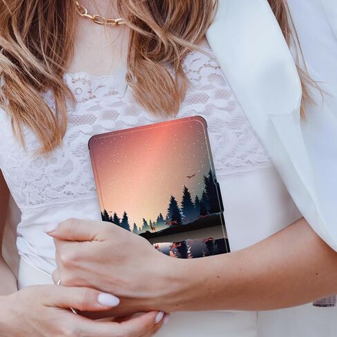 حافظة متوافقة مع Kobo Clara BW (2024) / Kobo Clara Color (2024) / Kobo Clara 2E (2022) eReader مقاس 6 بوصات، غطاء حماية نحيف خفيف الوزن من مادة TPU الناعمة، الغسق in Kuwait