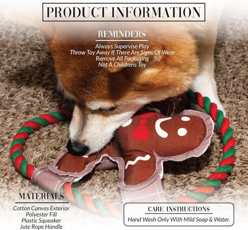 Pavilion - Happy Paw-Lidays - 9" Pawprint Puppy Dog Toy with Rope Handle K-9 Furry Companion Present in Saudi Arabia