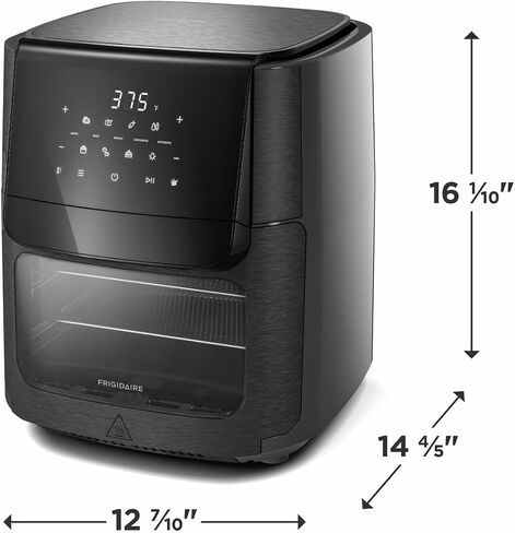 Frigidaire 3 in 1 Air Fryer - 5.3 Qt Capacity - 5 Preprogrammed Recipes, Black in Saudi Arabia