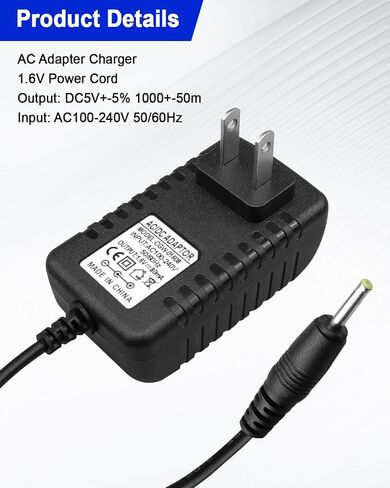 AC Adapter Charger 1.6V Power Cord Replacement Fit for Philips Norelco G250 G270 G290 G370 G380 G390 G470 Beard Hair Trimmer Personal Groomer in Saudi Arabia