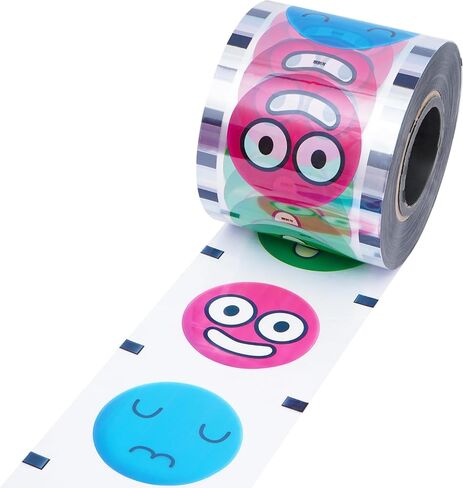 2 Rolls Cup Sealing Film Cup Sealer Film for Cup Sealing Machine 90-105 mm 6400 Cups Bubble Tea Sealer Film in Kuwait