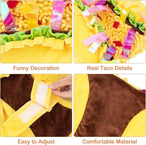 تاكو الكلب هالوين زي الكلب زي مضحك الكلب الأزياء تاكو الحيوانات الأليفة الأزياء عيد الميلاد الكلب تأثيري الملابس للكلاب المتوسطة الصغيرة القط الملابس جرو الزي لحفلة عيد ميلاد صور الدعائم الأحداث الخاصة in Kuwait