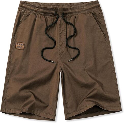 Drawstring Men's Cotton Casual Work Shorts Twill Stretch Summer Beach Chino Bermuda Shorts in Saudi Arabia