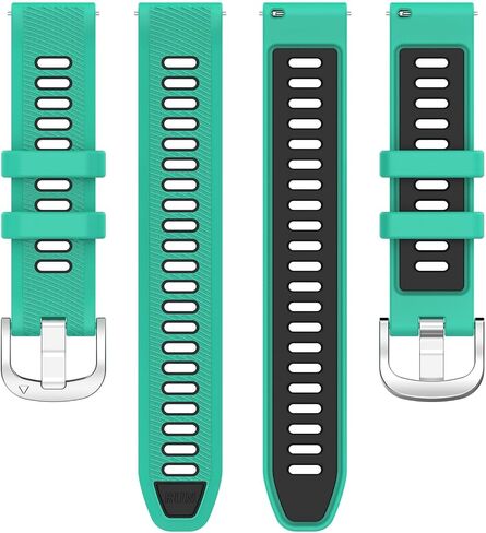 Vancle Bands Compatible with Garmin Forerunner 265 255 Watch Band, Garmin Vivoactive 4/Venu 3/Venu 2, Soft Silicone Sport Replacement Strap for Women Men in Saudi Arabia