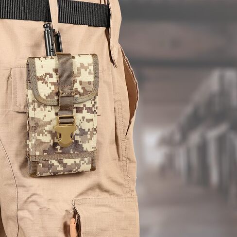 IronSeals Molle التكتيكية الحقيبة المدمجة فائدة أداة الخصر حقيبة الهاتف الحافظة لفون 15 برو / 15/14 برو / 14/13 برو / 13/13 ميني / 12 برو / 12/12 ميني / 11 برو ماكس / XS ماكس /، سامسونج S24 / S23/S22/S20/S10 in Saudi Arabia