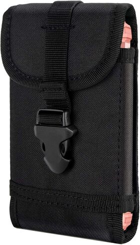 IronSeals Molle التكتيكية الحقيبة المدمجة فائدة أداة الخصر حقيبة الهاتف الحافظة لفون 15 برو / 15/14 برو / 14/13 برو / 13/13 ميني / 12 برو / 12/12 ميني / 11 برو ماكس / XS ماكس /، سامسونج S24 / S23/S22/S20/S10 in Saudi Arabia