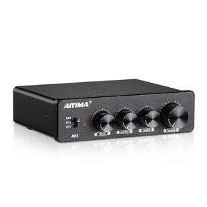 AIYIMA A01 100 واط + 100 واط TPA3116 مضخم صوت استريو 2.0/2.1 قناة فئة D جهاز استقبال أمبير الصوت مع مخرج AUX 3.5 مم + محول طاقة DC24V لمكبر الصوت المنزلي